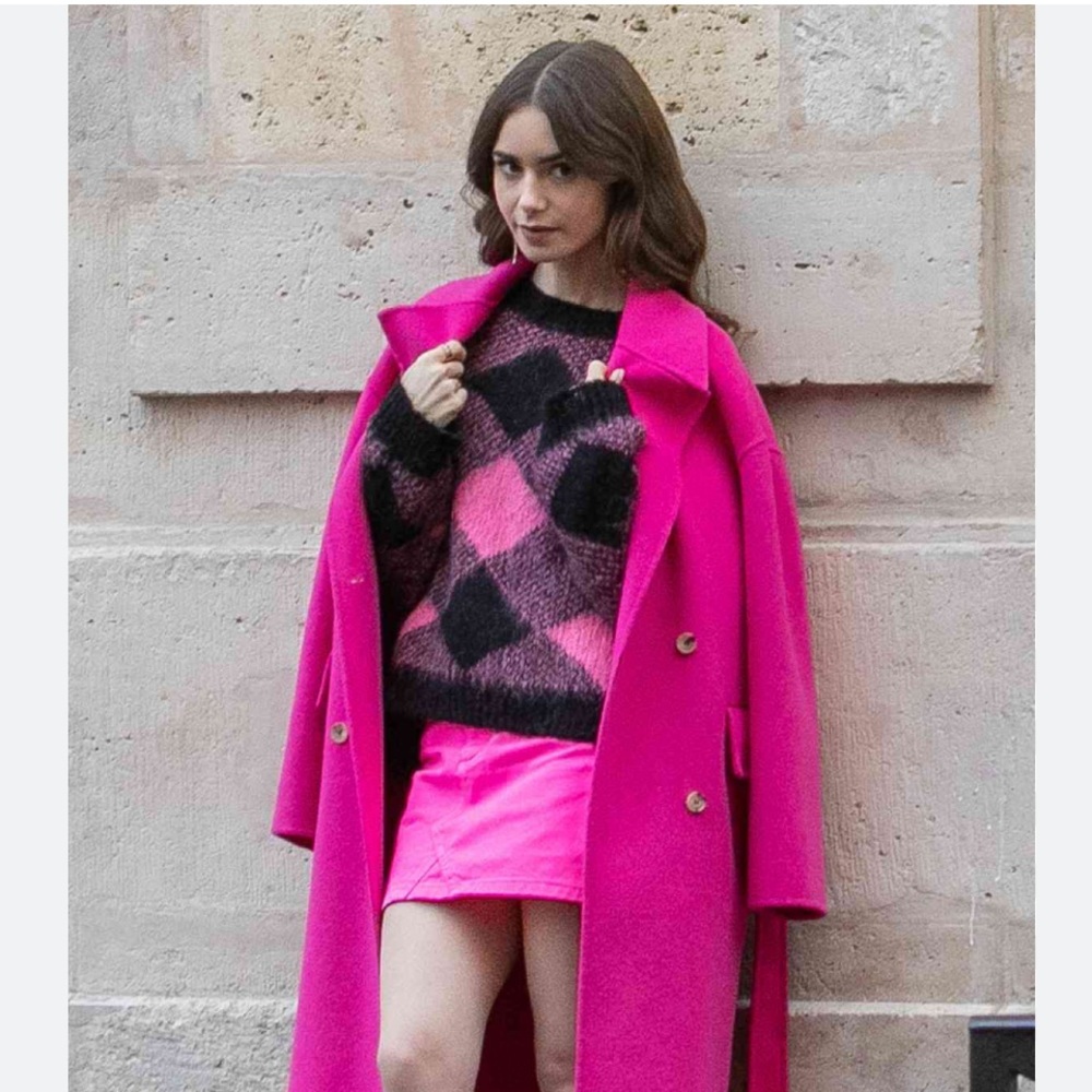 Sandro Paris Sparks Emily In Paris Diamond Sweater